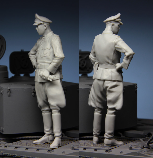Model Kit Cangdao - Набор из смолы 1:35: Офицер в