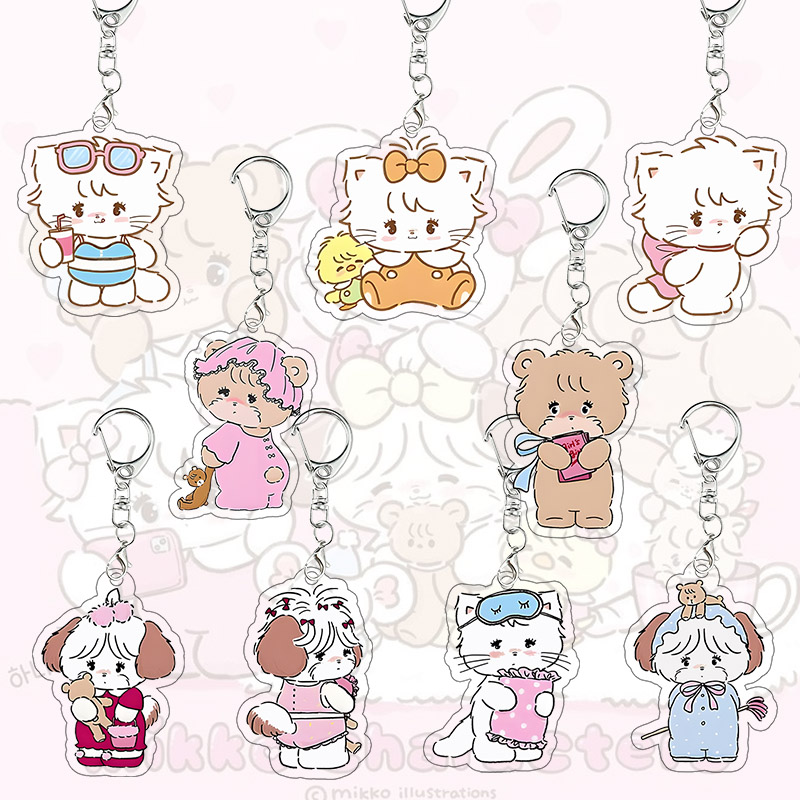 Model Kit For Girls - Брелок-подвеска Mikko Kawaii из акрила в