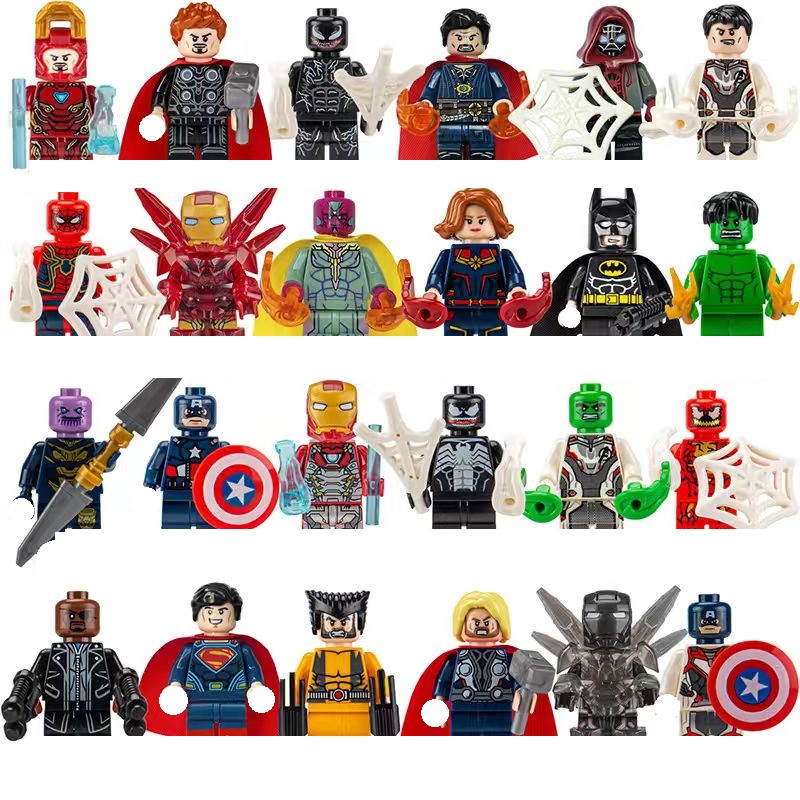 Набор из 4/32 мини-блоков с пе – обзор и цена Model Kit Iron Man
