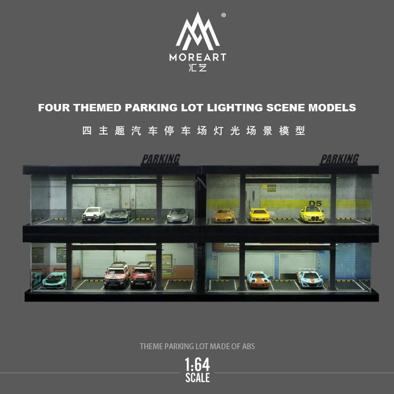 Модельный набор-гараж 1:64 с ч – обзор и цена Model Kit Toy