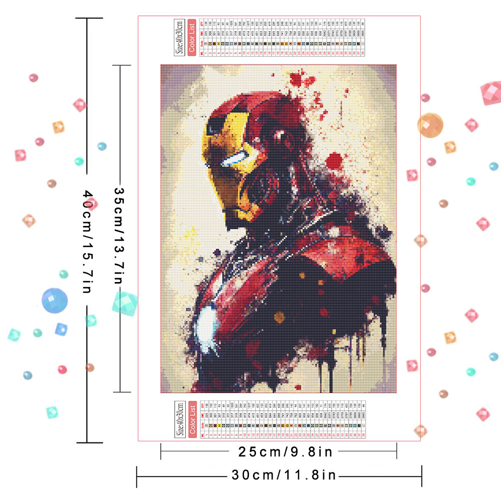 Набор для алмазной вышивки Mar – обзор и цена Model Kit Iron Man